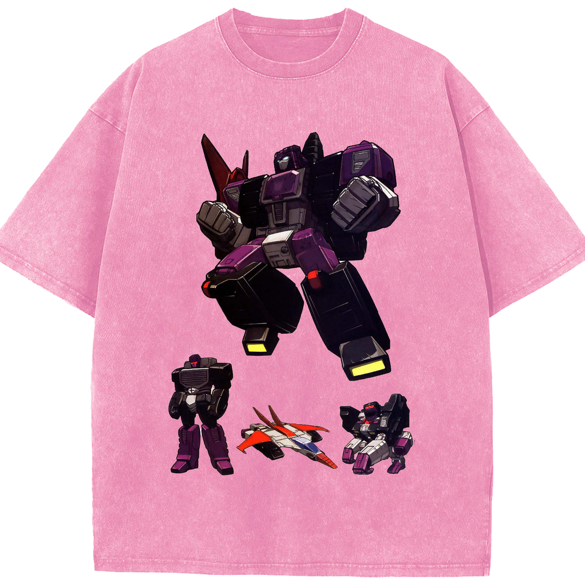 （画像用）  綿100% ヴィンテージ風 半袖Tシャツ（フロントプリント）